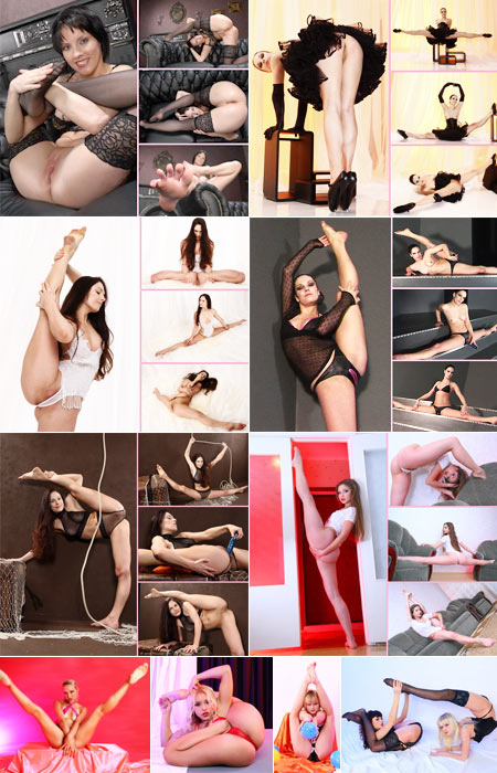 The best nude contortionists on the net